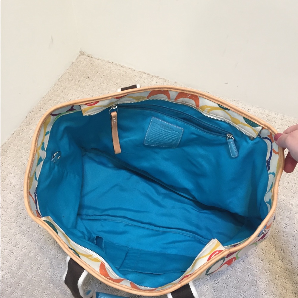 Coach Multi-colored Tote - Picture 6 of 6